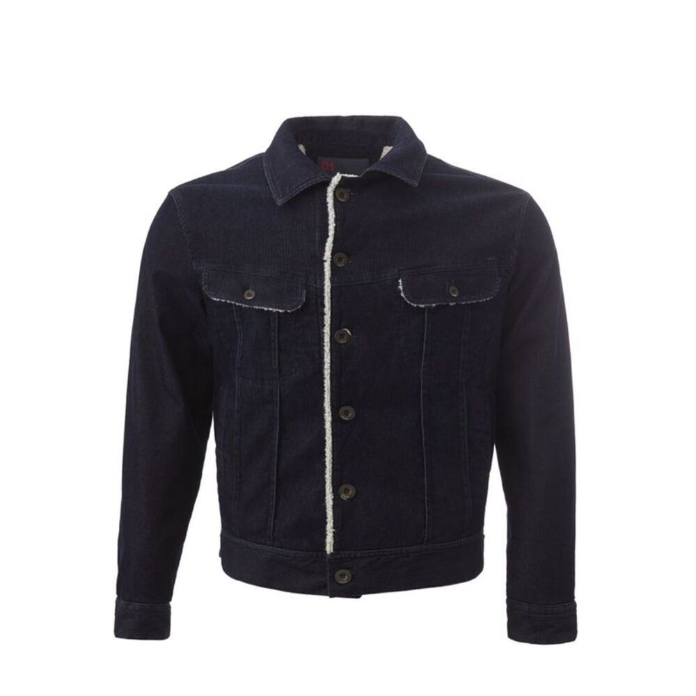 Lardini Blue Cotton Denim Men's Jacket